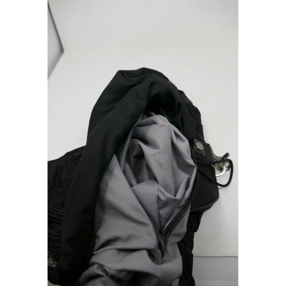 LAMB Gwen Stefani Black Nylon Hobo‎ Bag with Braided Handle